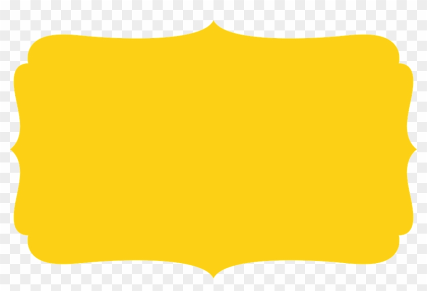 Frame Edge Yellow - Frame Amarelo E Preto Clipart #5762999