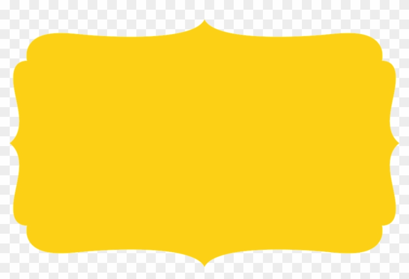 Frame Edge Yellow - Frame Amarelo E Preto Clipart