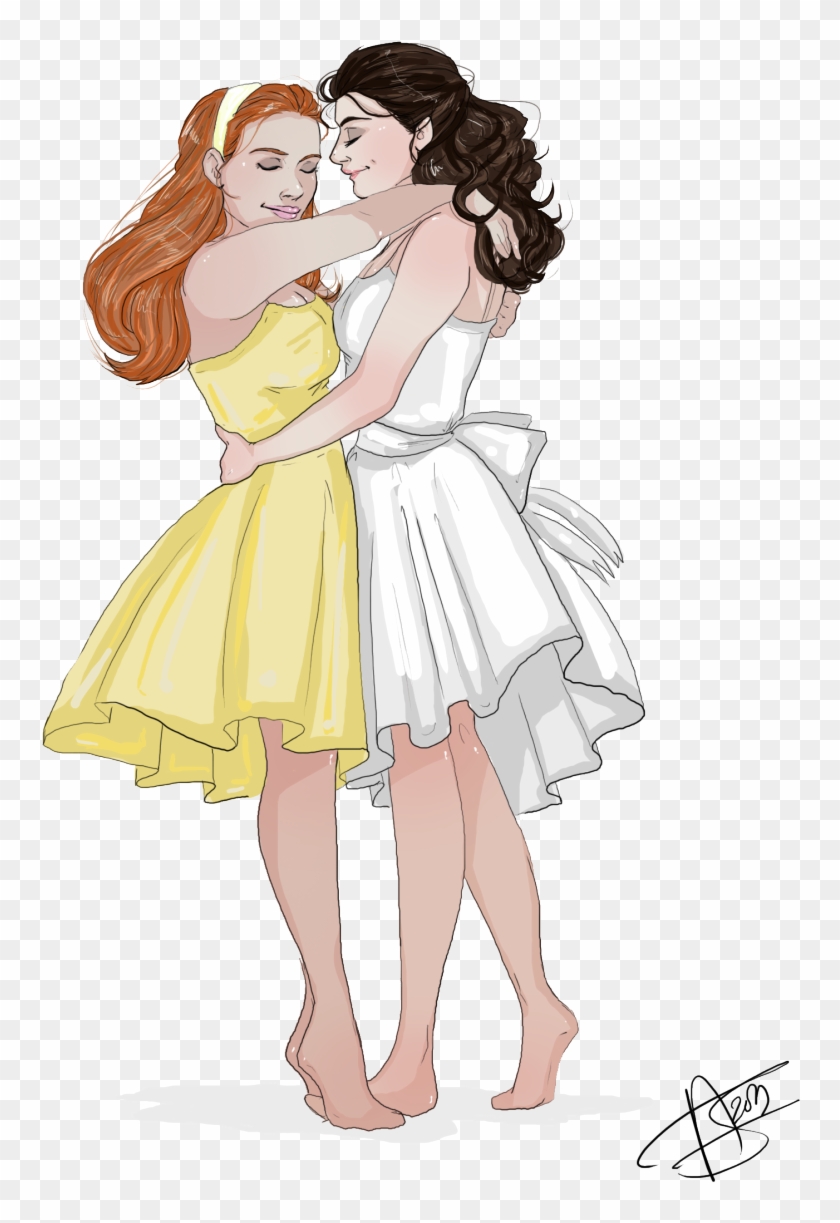 Allison Argent X Lydia Martin - Allison Argent And Lydia Martin Lesbo Clipart