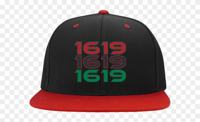 1619 Flat Bill Snapback Hat - Baseball Cap Clipart #5763622