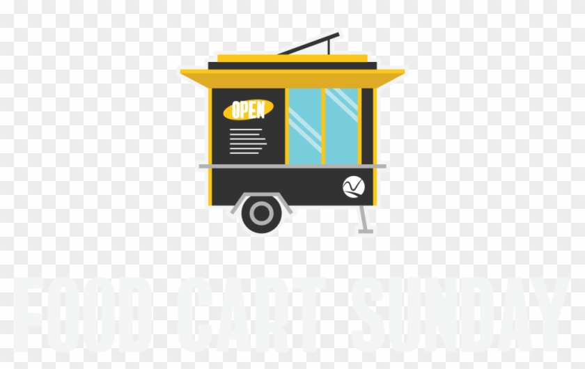 Food Cart Sunday Is Taking Place Right After Service - Illustration Clipart