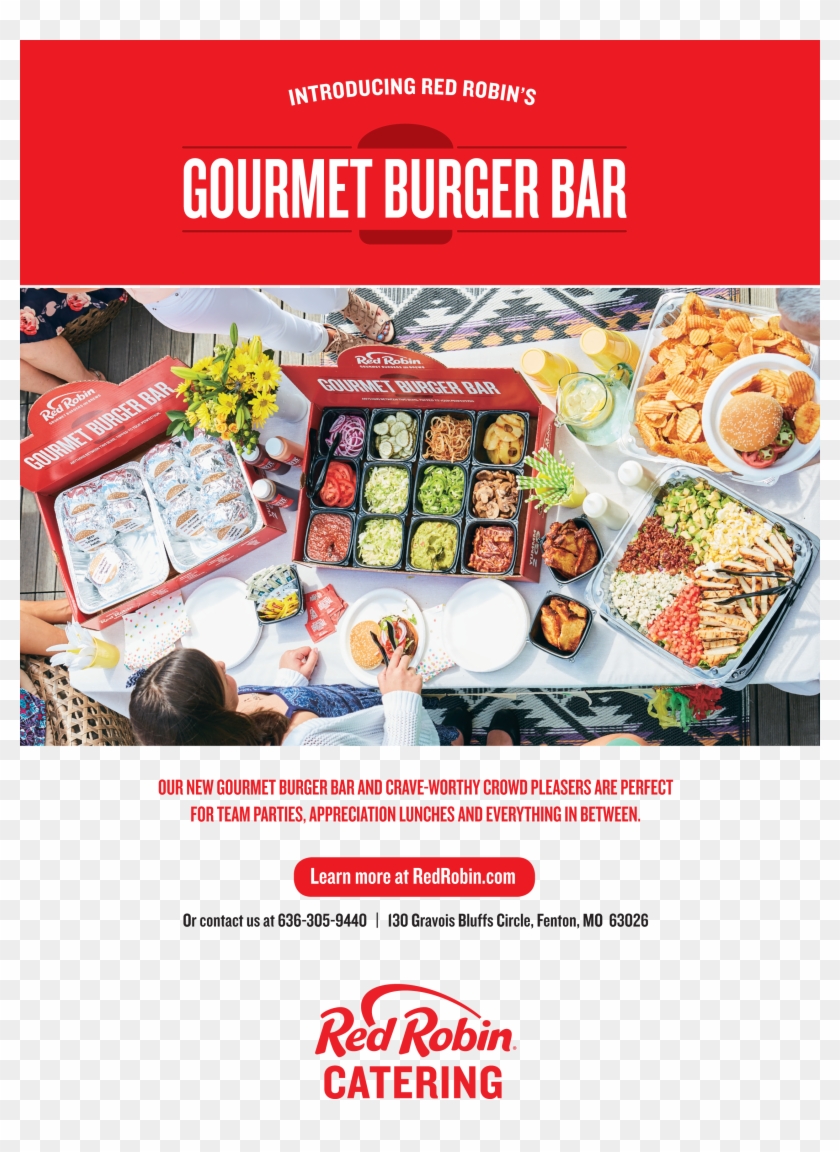 Click Here To Print Flyer - Red Robin Burger Catering Clipart