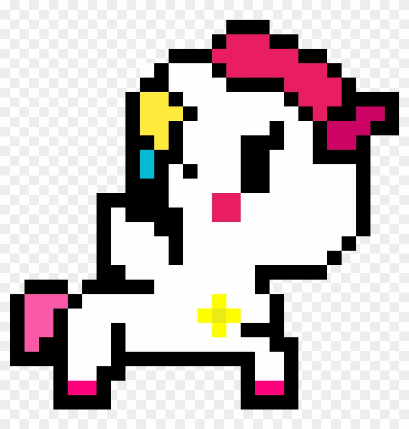 Kawaii Unicorn - Cute Unicorn Pixel Art Clipart #5763939