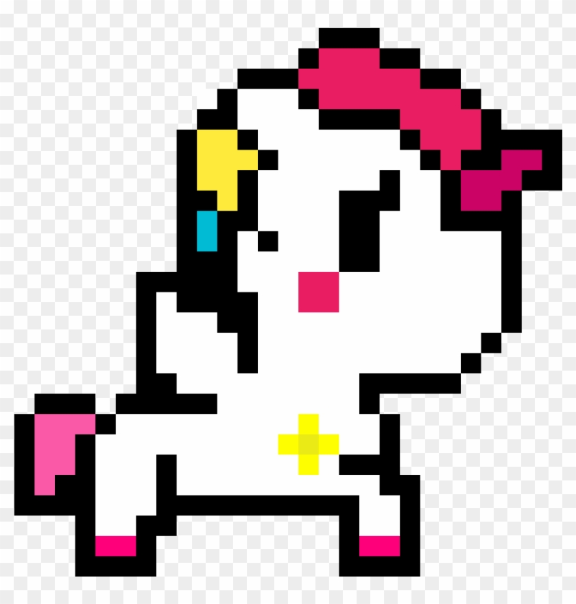 Kawaii Unicorn - Cute Unicorn Pixel Art Clipart