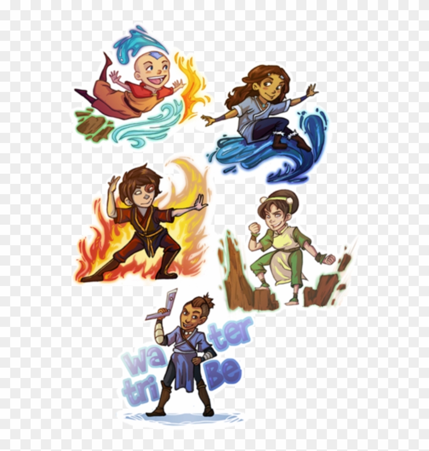 The Last Airbender / The Legend Of Korra - Avatar The Legend Of Aang Chibi Clipart