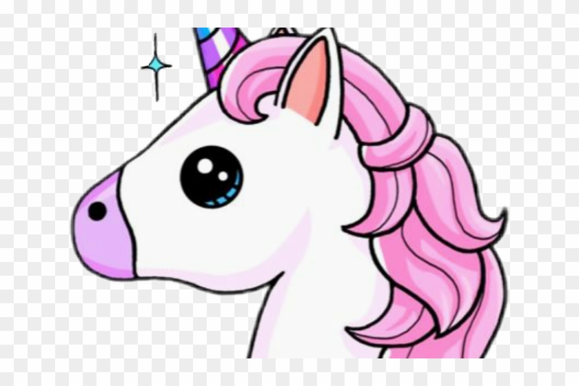 Unicorn Clipart Kawaii - Dibujos De Unicornios Para Pintar - Png Download