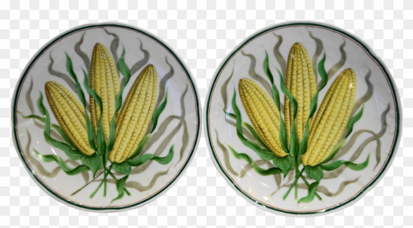 Charles Ahrenfeldt & Sons Saxe Austria Porcelain Plates - Earrings Clipart #5764269