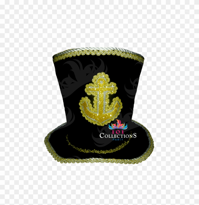Captain Top Hat - Emblem Clipart #5764318