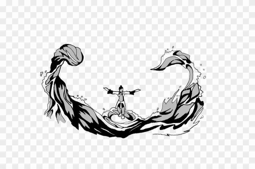 Everything Changed When The Fire Nation Attacked - Avatar Last Airbender Scrolls White Background Clipart