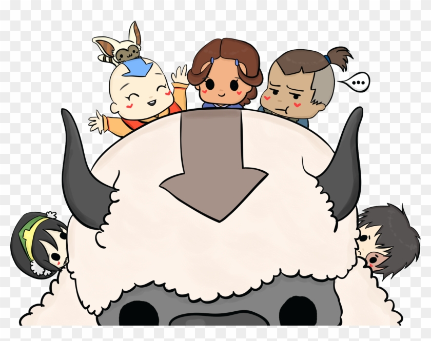 Avatar The Last Airbender Peeking Sticker • Oosp Studio Clipart