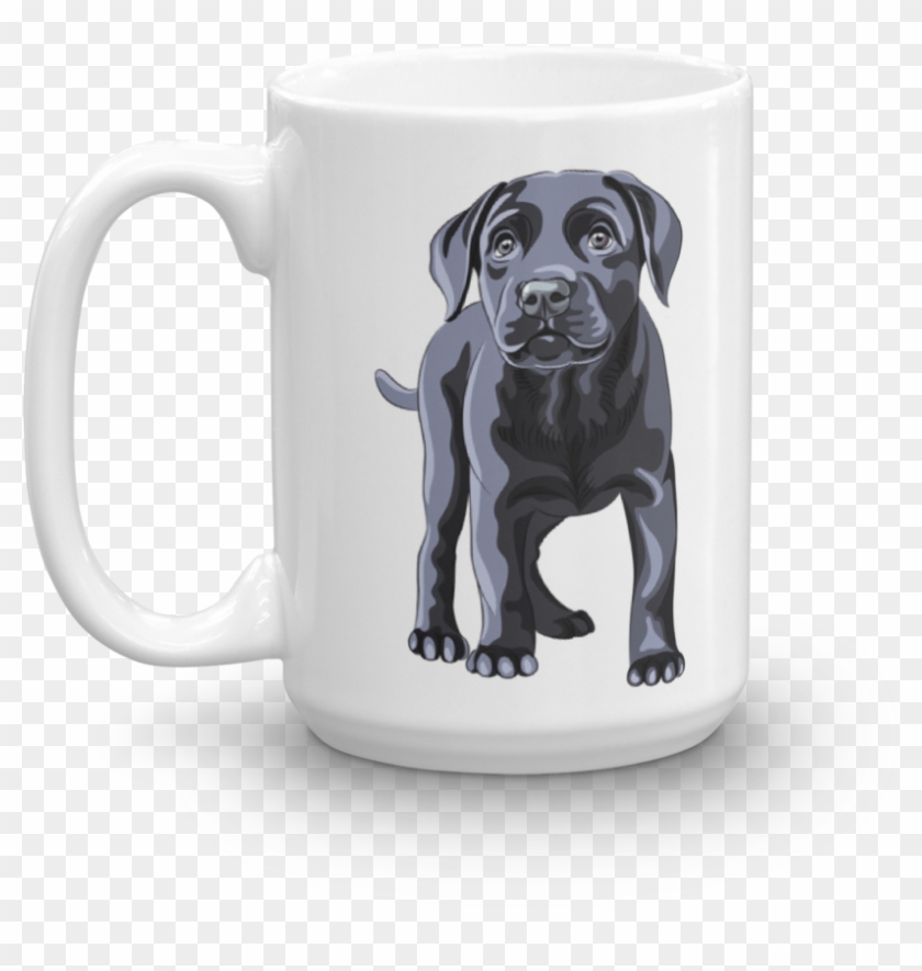 This Human Belongs To A Black Lab Mug - Labrador Retriever Clipart #5764364