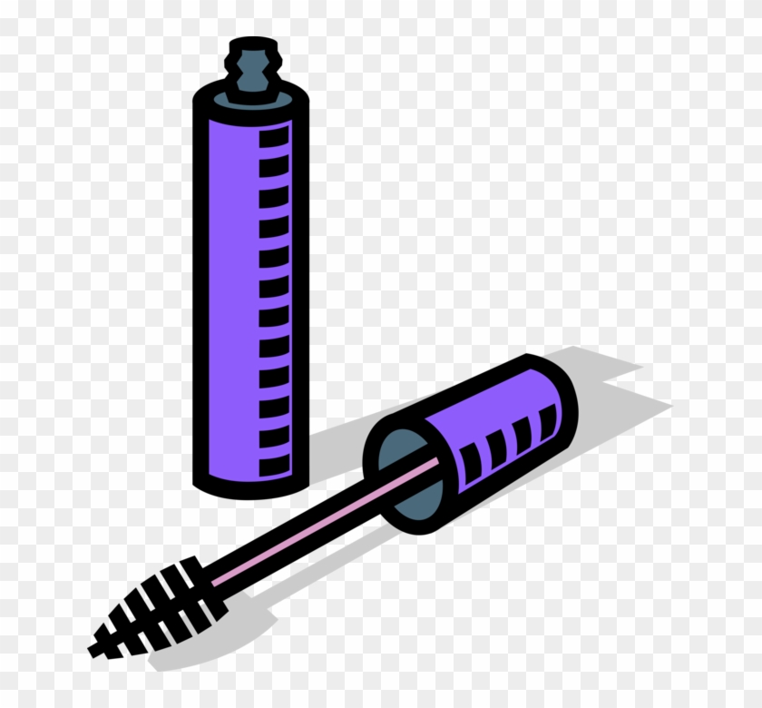 Vector Illustration Of Cosmetic Beauty Product Mascara - Mascara Clip Art - Png Download