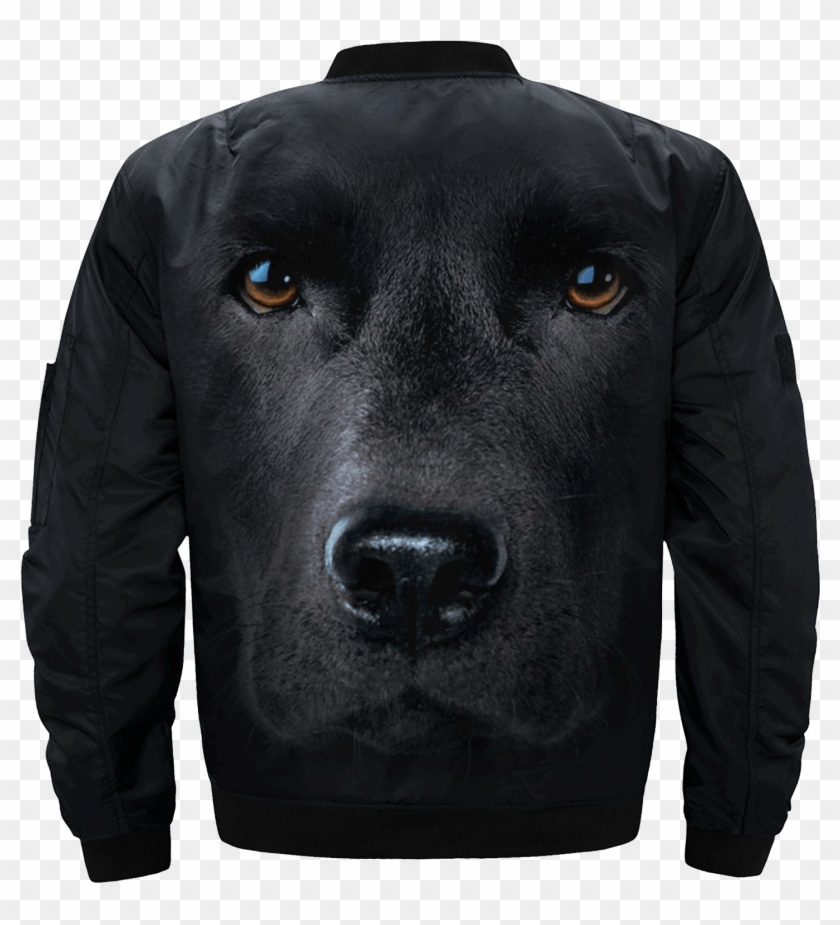Com Black Lab Over Print Jacket %tag - Polos Personalizados Mascotas Clipart