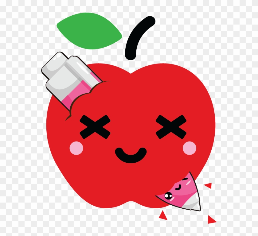 Pen Clipart Kawaii - Fruit Kawaii - Png Download