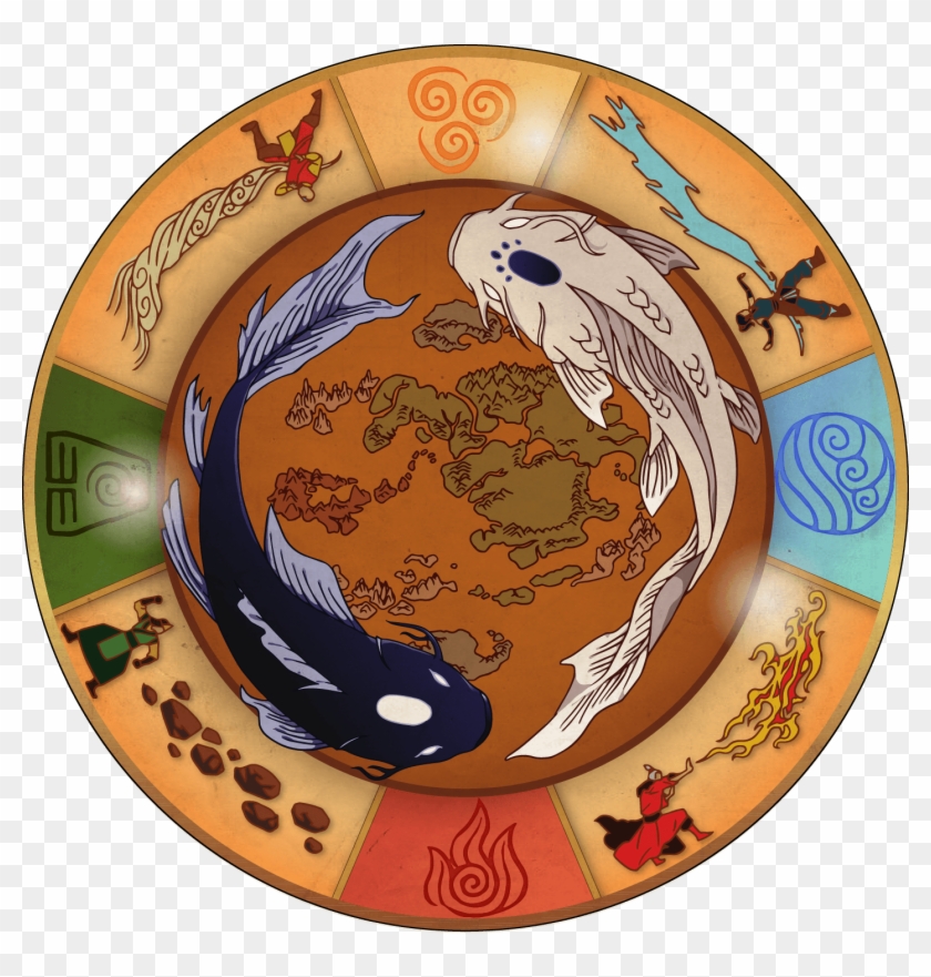 Avatar The Last Airbender Coin Back Side Final-01 - Chibi Clipart #5764654