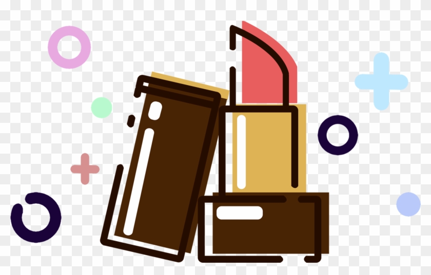 Mbe Daily Necessities Cosmetics Lipstick Png And Psd - Animado Vaso Precipitado Png Clipart