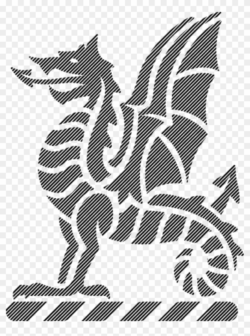 Dark Wyvern Fade - Newington College Logo Clipart #5765102