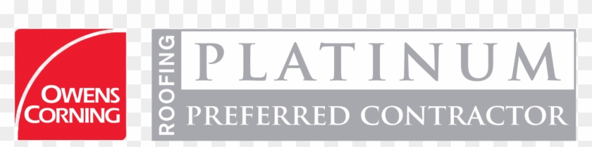 Owens Corning Platinum Logo - Owens Corning Platinum Preferred Contractor Clipart #5765337