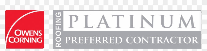 Owens Corning Platinum Logo - Owens Corning Platinum Preferred Contractor Clipart