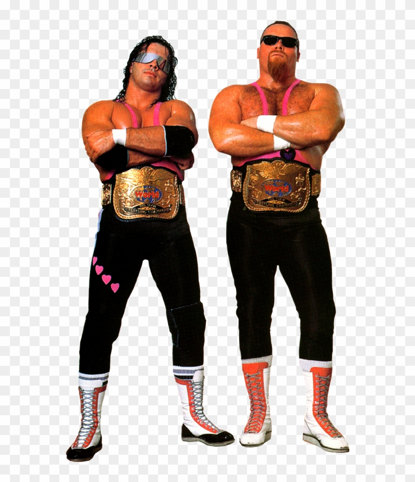 Wwf Tag Team Champions The Hart Foundation - Hart Foundation Wwf Tag Team Championships Clipart