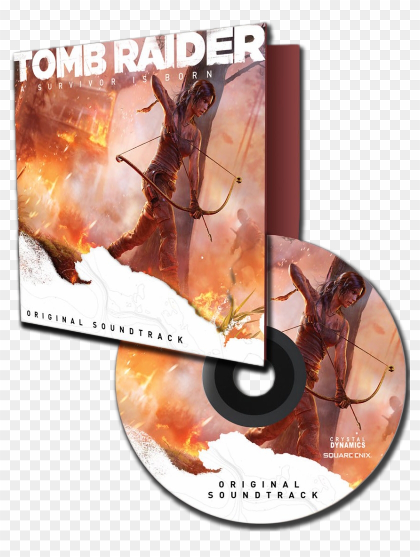 Tomb Raider's "survivalist Cut" Audio Cd In The Na - Rise Of The Tomb Raider Cd Soundtrack Clipart