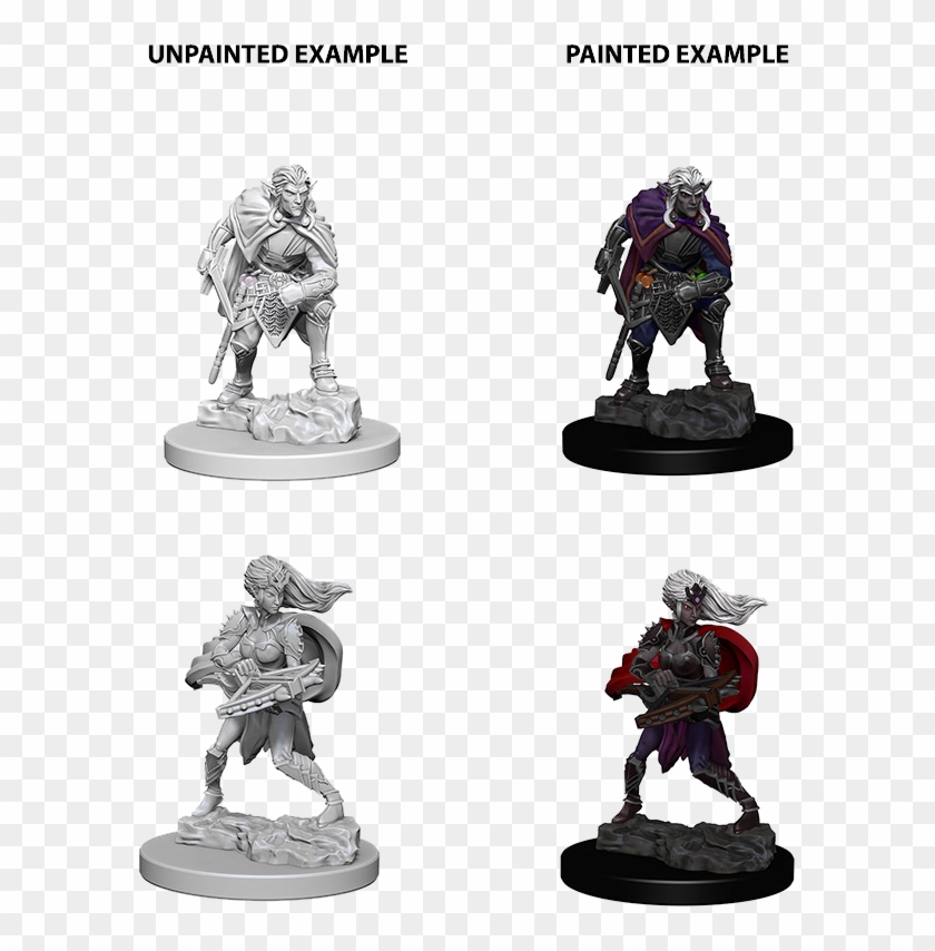 Dungeons & Dragons Nolzur's Marvelous Miniature Drow - D&d Nolzur's Marvelous Unpainted Minis Drow Clipart