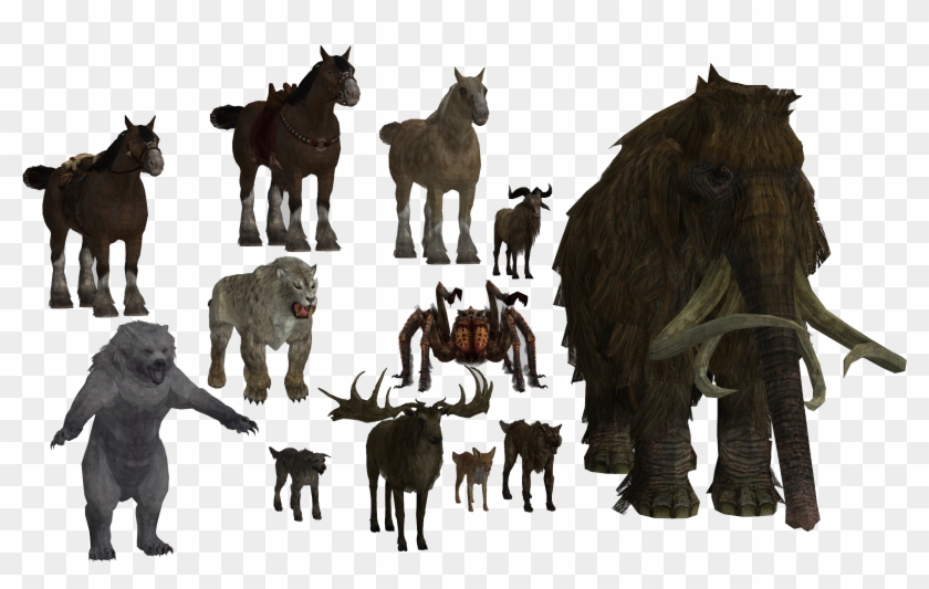 Skyrim Animals By Devildomish-d6n1d0a - Skyrim Animals Clipart
