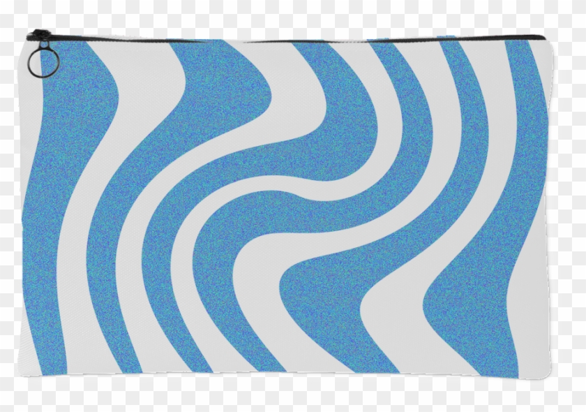 Blue Waves Pouch - Coin Purse Clipart #5765885