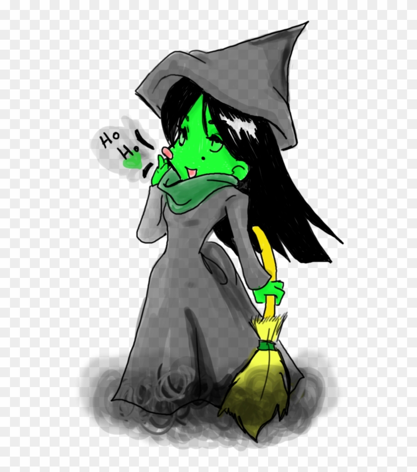 Drawing Witch Evil - Chibi Evil Witch Png Clipart