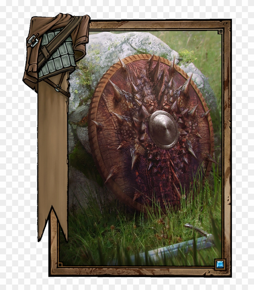 Wyvern Scale Shield - Bloodcurdling Roar Gwent Clipart #5766331