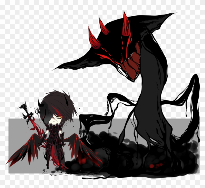 Shadow Monster Gift By Zereshi - Монстр Тень Clipart