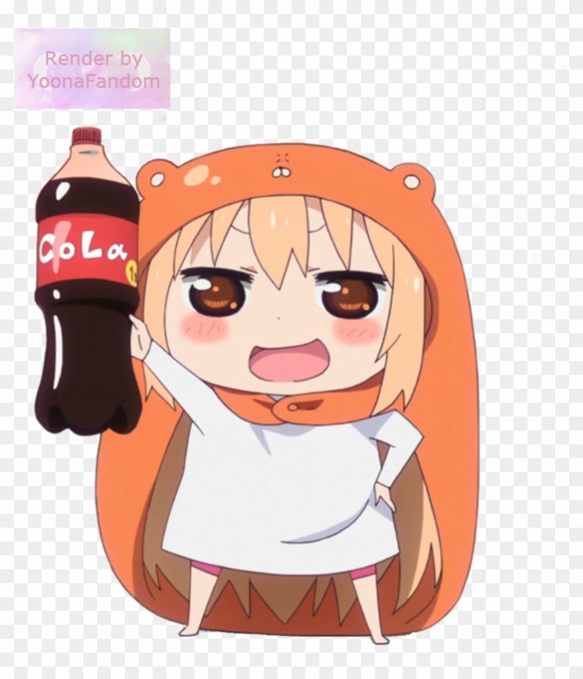 Umaru Chan Con Cola , Png Download - Umaru Chan Coca Cola Clipart