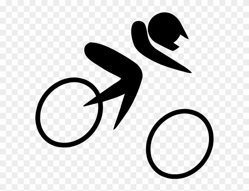 Cycling Pictogram - Olympic Pictogram Cycling Clipart #5767511