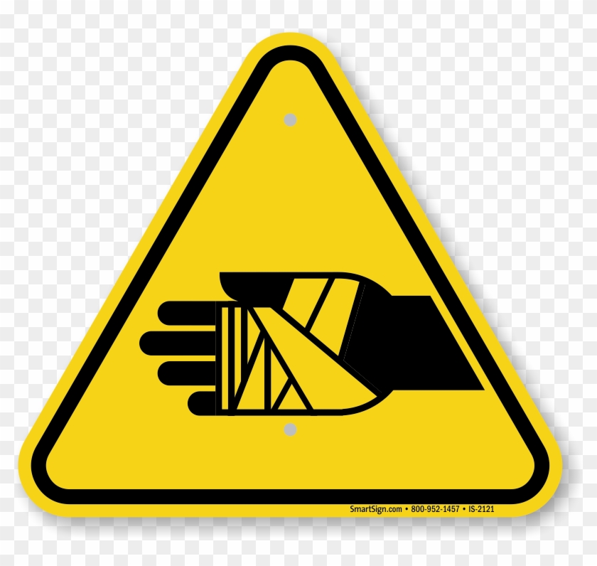 Chemical Burns Hazard Symbol, Iso Warning Sign - Burn Clipart #5767793