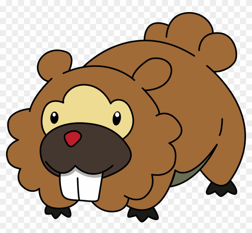 162kib, 1919x1678, Bidoof - Pokemon Bidoof Clipart