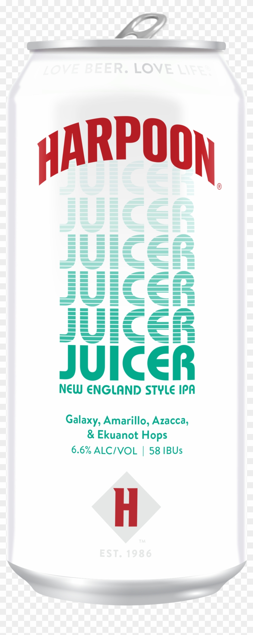Harpoon Juicer 3 16oz Can , Pdf - Poster Clipart #5768658