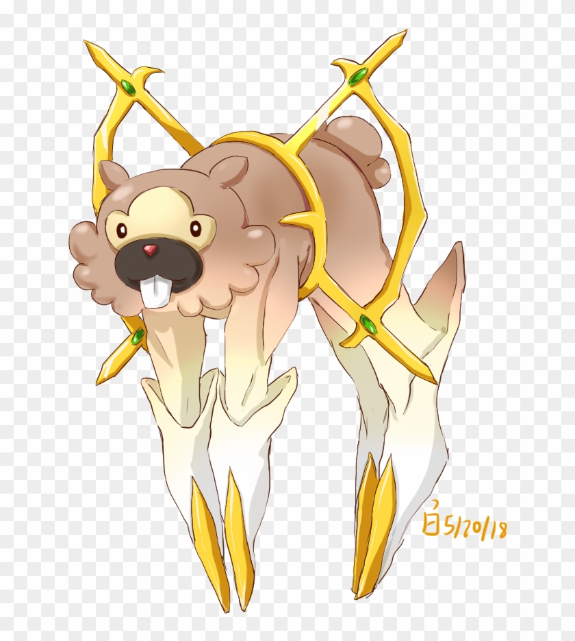 Details - Shiny Bidoof Clipart