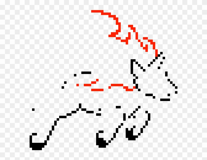 Rapidash - Line Art Clipart #5768874