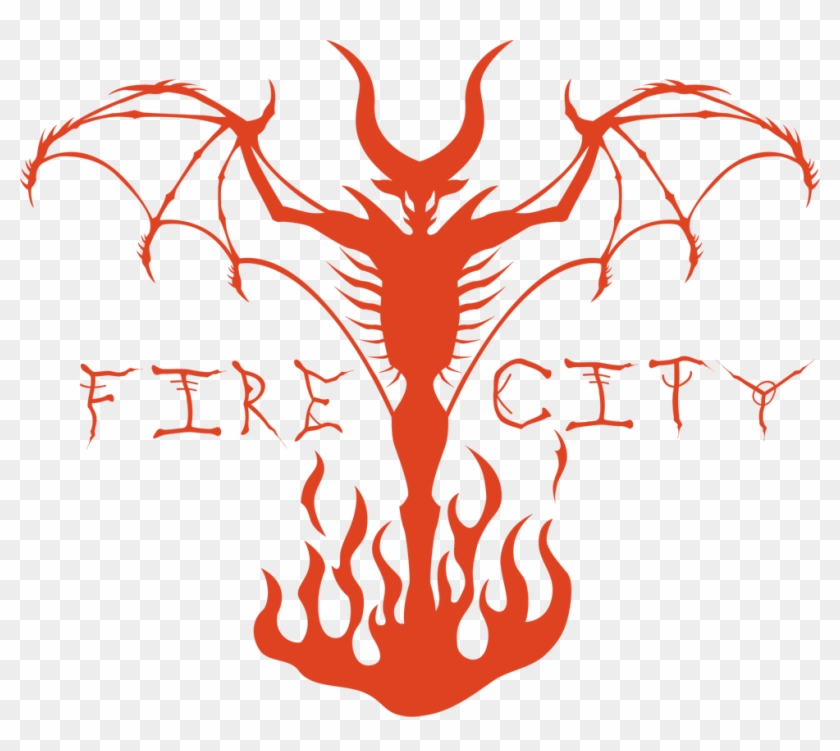 Fire City - Illustration Clipart