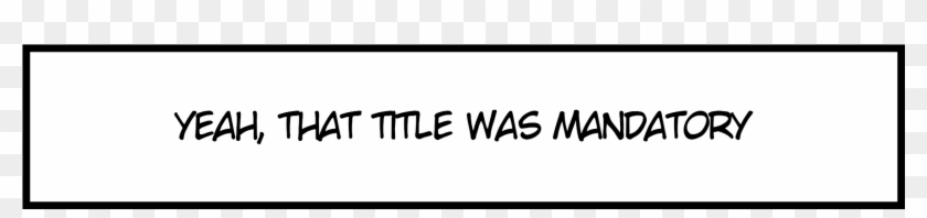 Was The Title Mandatory - Calligraphy Clipart #5769732