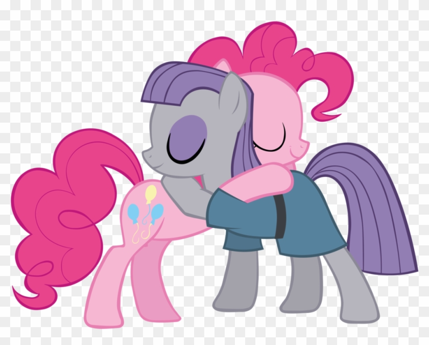 Hugging Clipart Sister 1 - My Little Pony Pinkie Pie And Maud Pie - Png Download