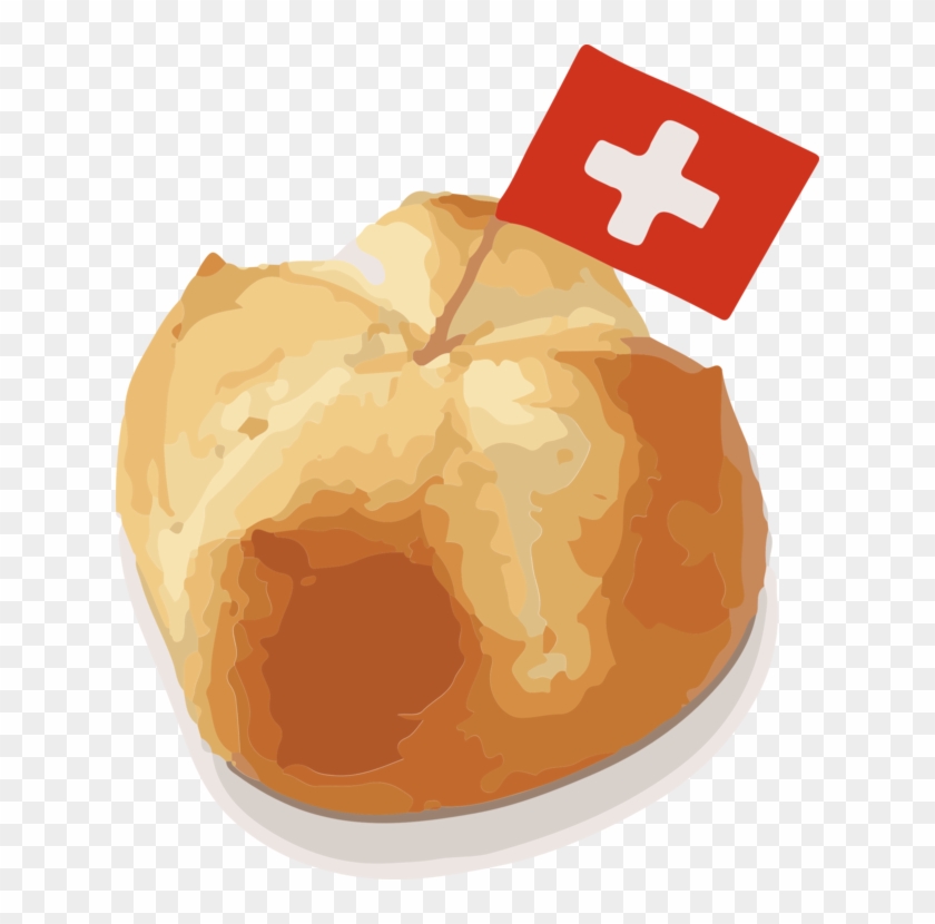 Flag Of Switzerland August 1 Bread Cupcake Clipart #5770705