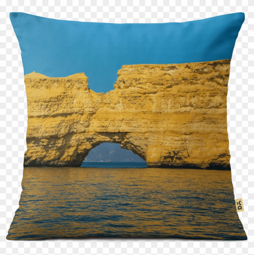 Dailyobjects Experience Oman Overpass 12" Cushion Cover - Natural Arch Clipart