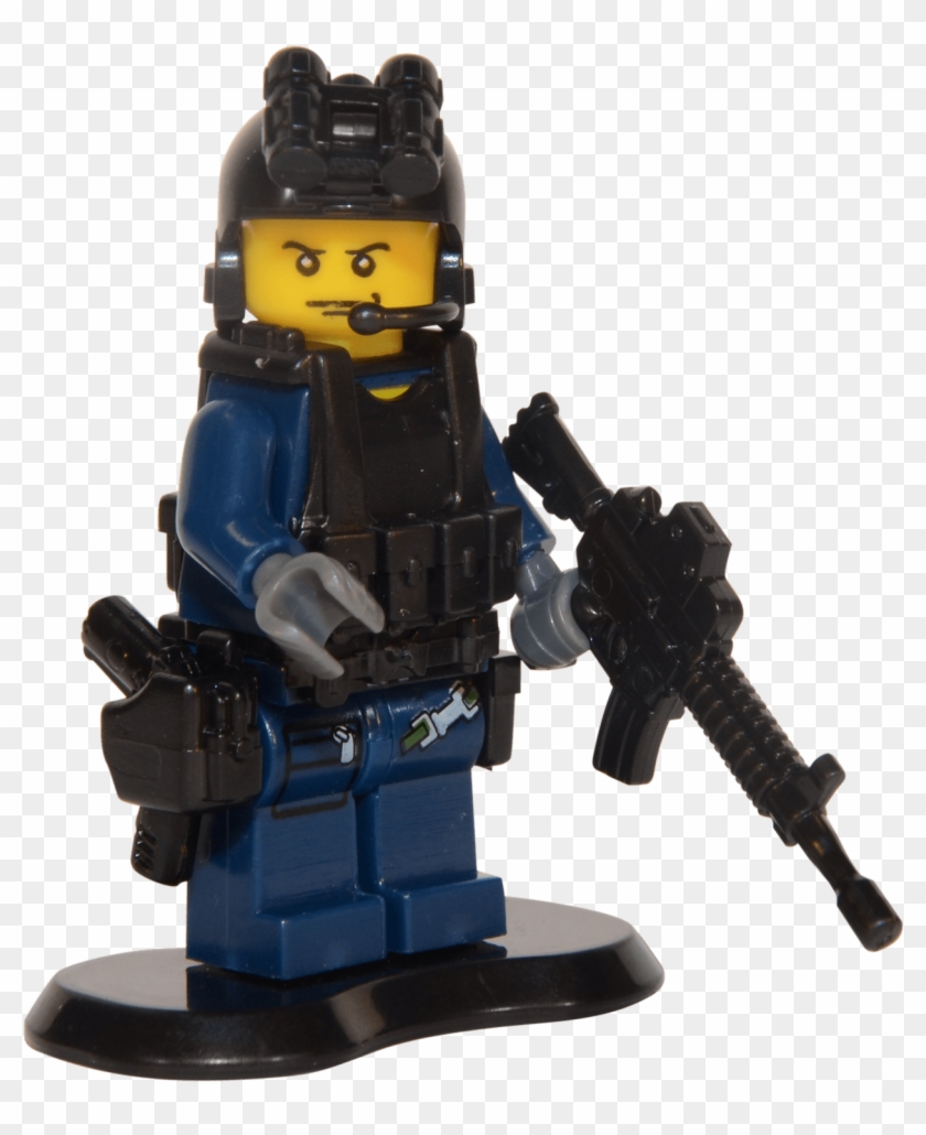 Brick Forces Minifigure Swat - Lego Clipart #5771263