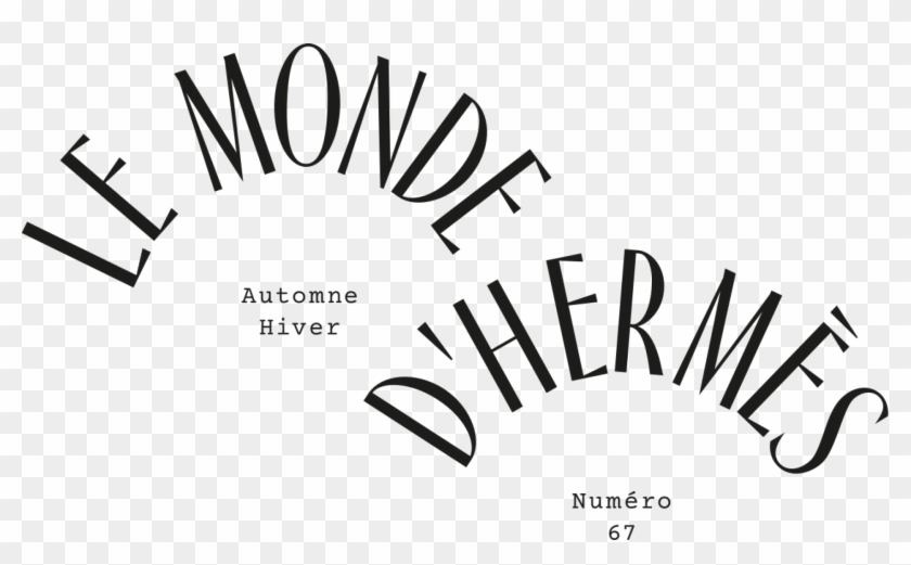 Le Monde D'hermès Bruno Ferdinand Art Director Typographic - Le Monde D Hermes Clipart