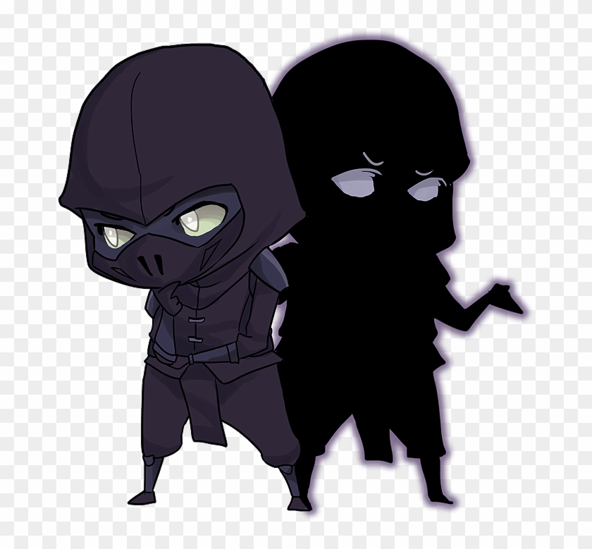 Yea, I'm Back And Mk Chibies Comes Along Noob Saibot - Chibi Noob Mortal Kombat Clipart #5771649