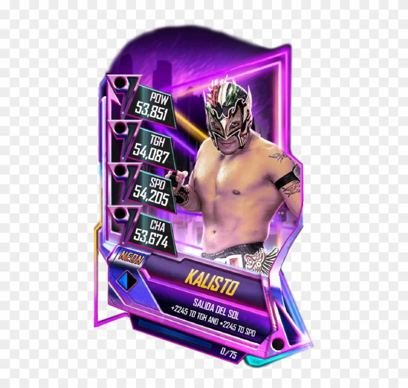Wwe Supercard Neon Cards Clipart #5771876