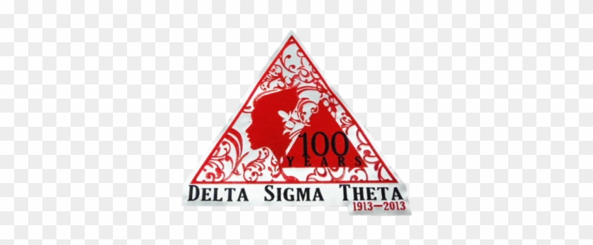 Delta Sigma Theta 1913-2013 - Triangle Clipart #5772141