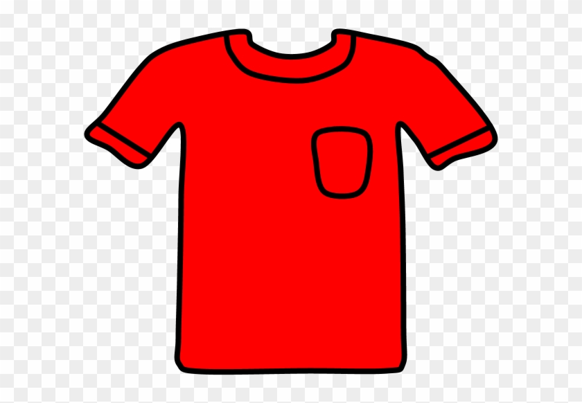 T-shirt, Pocket, Red, Png - Active Shirt Clipart
