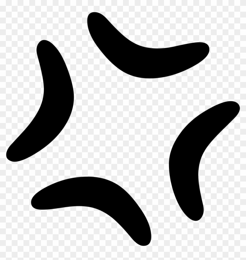 Android Emoji 1f4a2 - Saba Banana Clipart #5772811